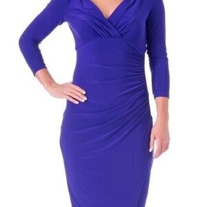 Ralph Lauren Royal Blue Long Sleeve Dress